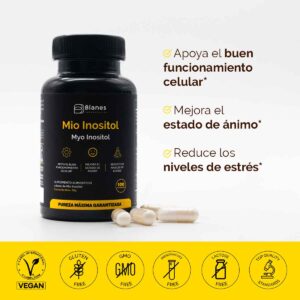 Mio Inositol - buen funcionamiento celular, mejora el estado de ánimo, reduce los niveles de estrés