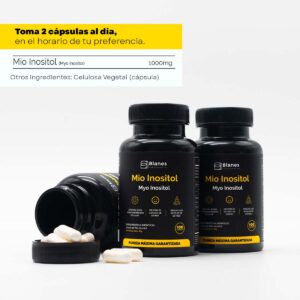 Mio Inositol - toma 2 cápsulas al día en el horario de tu preferencia