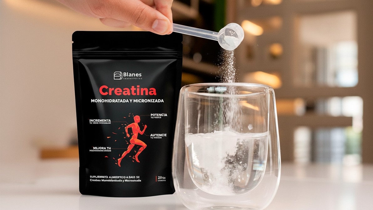 creatina monohidratada y micronizada